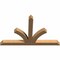 Ekena Millwork Richland Timber Gable Bracket, Western Red Cedar, 84"W x 53"H x 5 1/2"D x 5 1/2"F, 15/12 Pitch GBW084X53X0606RIC00SWR - alternate 4